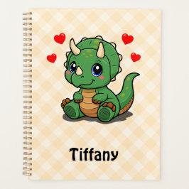 Agenda Cute Dinosaur Planner – Adicionar Nome