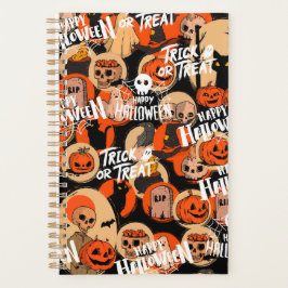 Agenda Cute e Assustador Halloween Vibrações Assustadoras