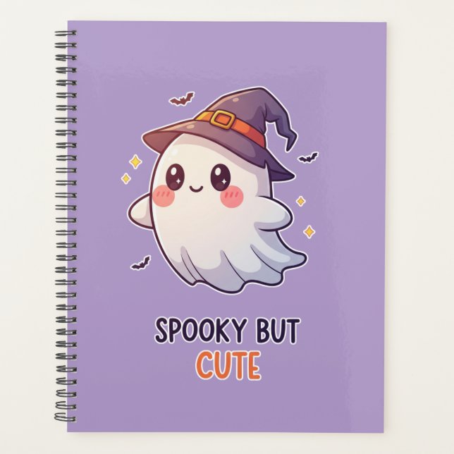 Agenda Cute Ghost Witch Halloween Spooky Cute (Frente)