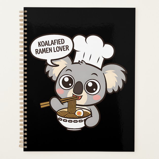 Agenda Cute Koala curtindo Ramen (Frente)