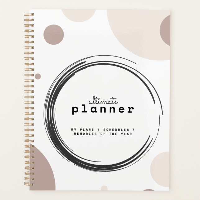 Agenda cute pink planner  (Frente)