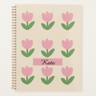 Agenda cute simple tulip 