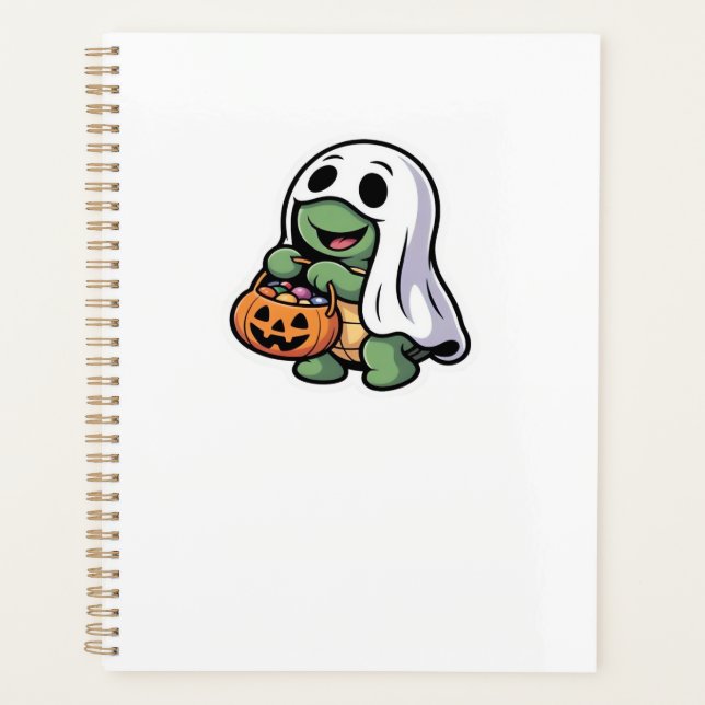 Agenda Cute Turtle Ghost Costume � Adorable Halloween Tri (Frente)