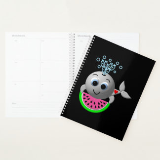 Agenda Cute Whale and Watermelon