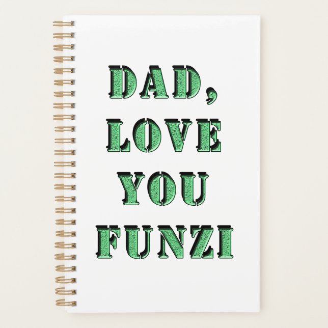 AGENDA DAD, LOVE YOU FUNZI 2 (Frente)