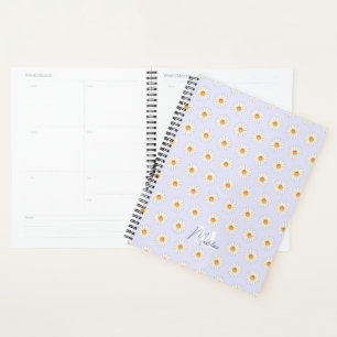 Agenda Daisy Floral Planner - Fofo e Na moda