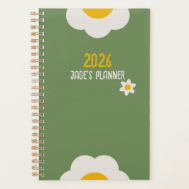 Agenda DAISY GREEN - 2026 Floral Planner