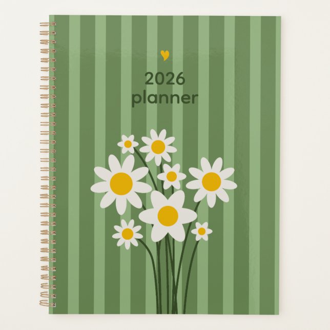 Agenda Daisy Green 2026 Planner (Frente)