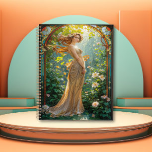 Agenda Dama Art Nouveau das Lírias