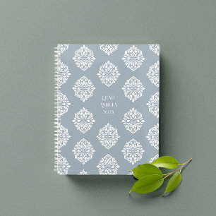 Agenda Damask Ambience Cadet Blue 2026