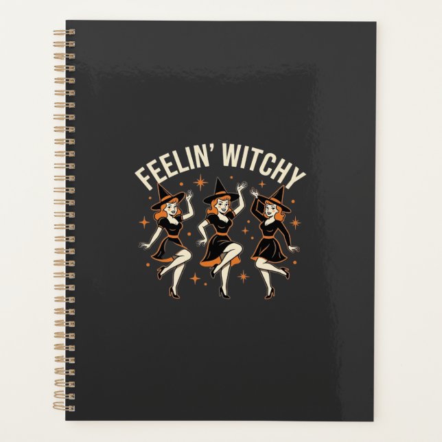 Agenda Dança de Bruxa de Halloween Feelin 'Witchy (Frente)