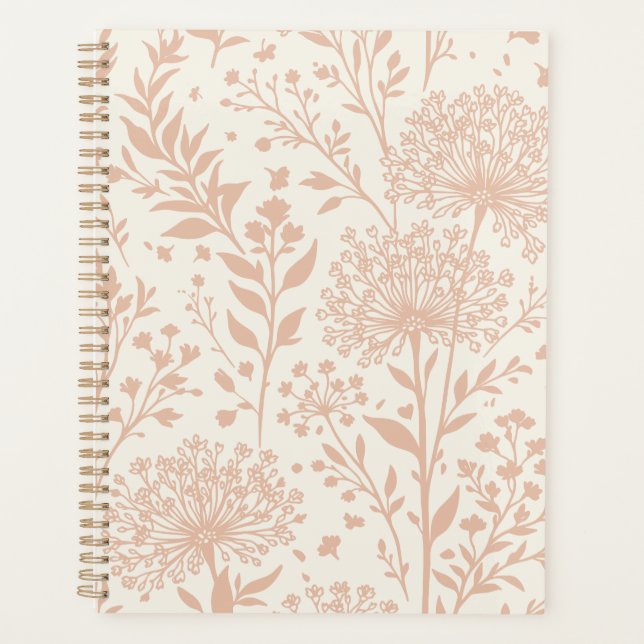 Agenda Dandelion Doce Apricot Quente - Neutro (Frente)