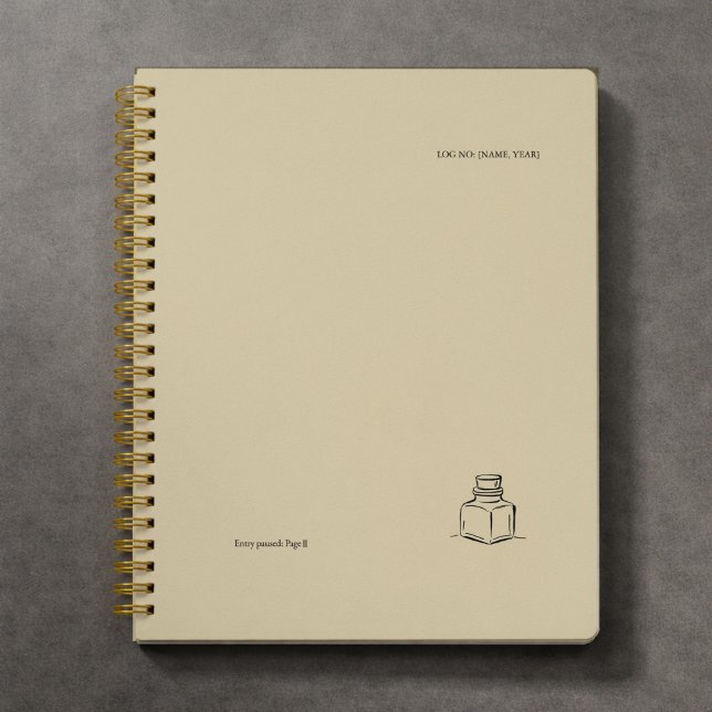 Agenda Dark Academia – ink pot Art | Introvert Gift Book  (Criador carregado)