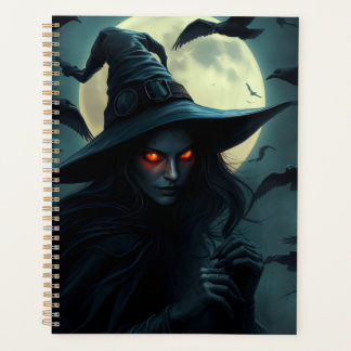 Agenda Dark Witch Halloween Planner | Gothic Aesthetic