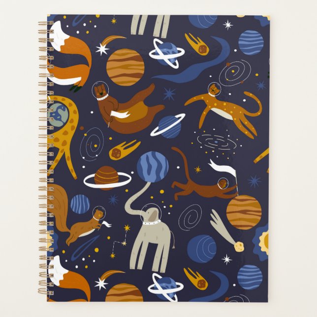 Agenda de la colección Animals Outer Space (Frente)