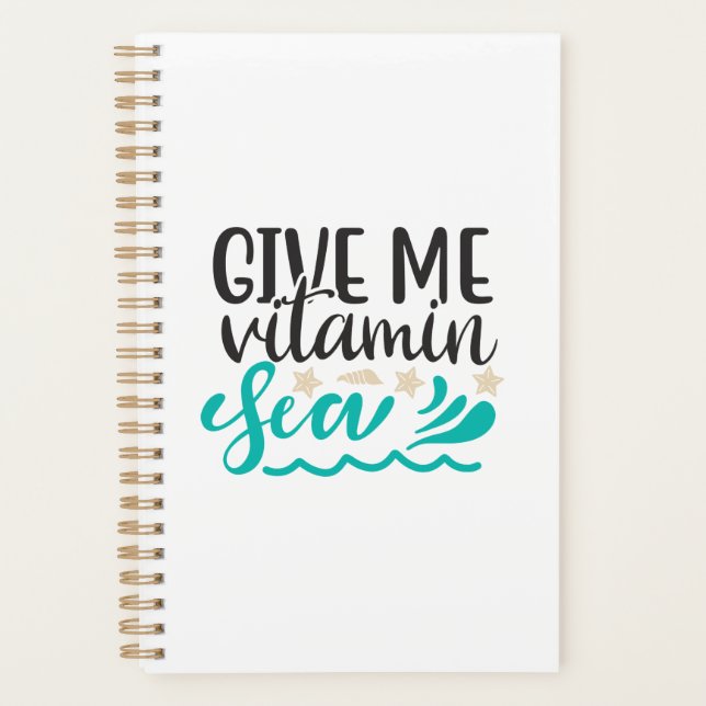 Agenda Dê-me Mar de Vitamina (Frente)