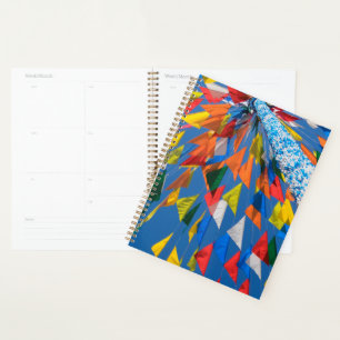 Agenda Decoração de Bandeira Triangular