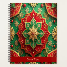 Decoração de Feriado Vermelho Verde