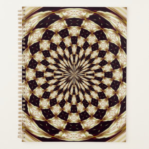 Agenda Decoração de Mandala de Flor de Caleidoscópio de M