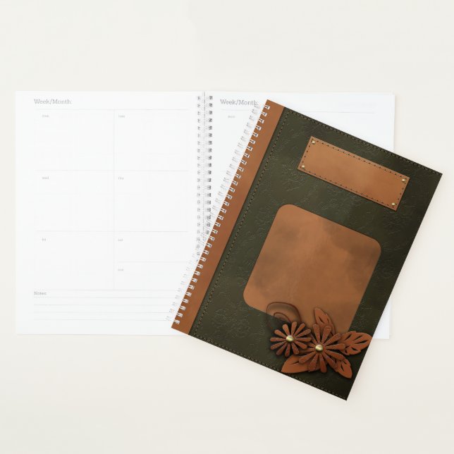 Agenda Decoração do couro (Exibição)