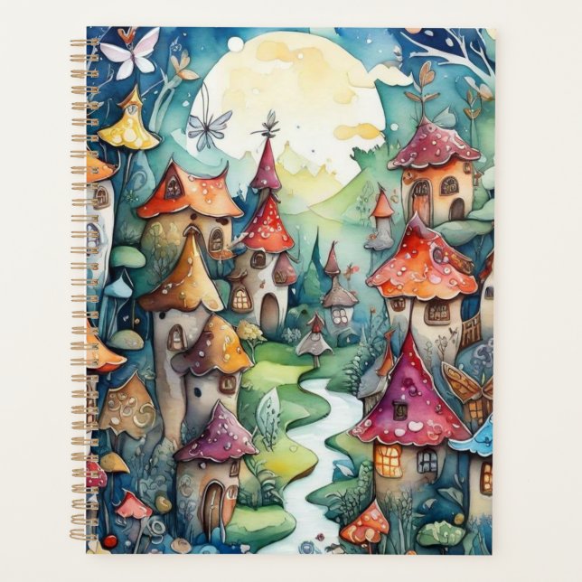 Agenda Decoração encantadora de conto de fadas da Fairyla (Frente)