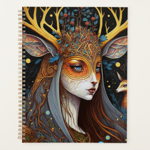 Agenda Deer Lady Fantasy Art