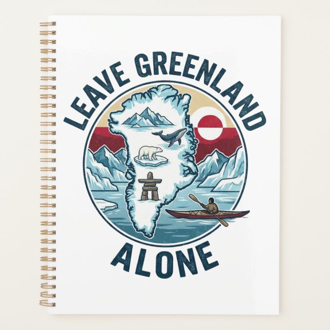 Agenda Deixe a Groenlândia em Paz (Frente)
