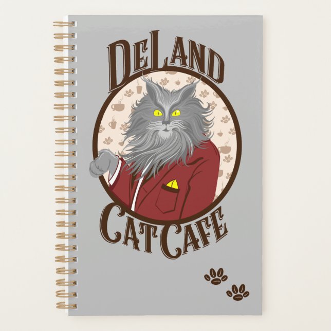 Agenda DeLand Cat Café Planner (Frente)