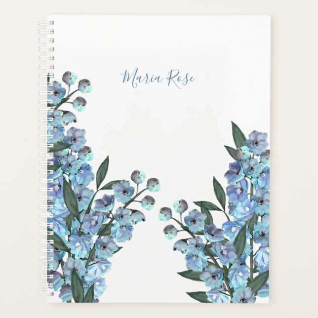 Agenda Delfinium Azul (Frente)