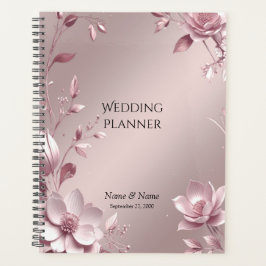 Agenda Delicate Pink Floral Planner