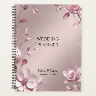Agenda Delicate Pink Floral Planner