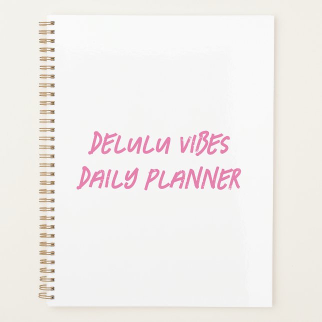 Agenda Delulu Daily Planner (Frente)