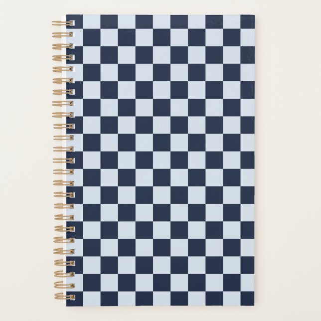 Agenda Denim rinse checkerboard pattern (Frente)