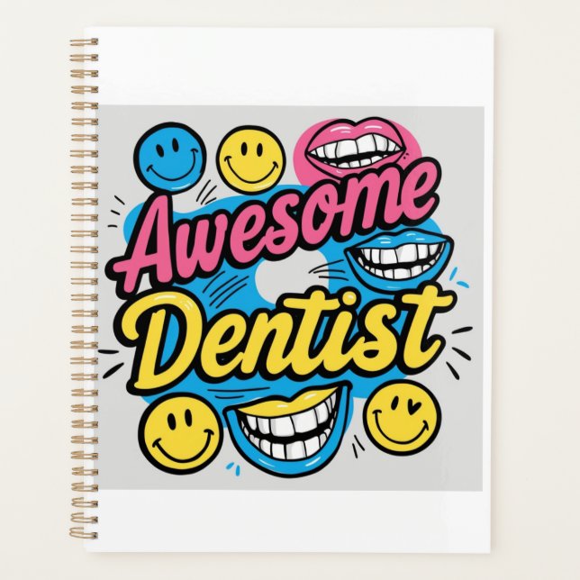 Agenda Dentista incrível obrigado (Frente)
