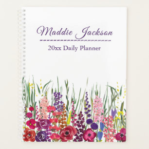 Agenda Descarte Multifloral do na moda com Personalização