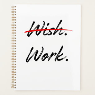 Agenda Desejo ultrapassado - Faça o trabalho inspiraciona