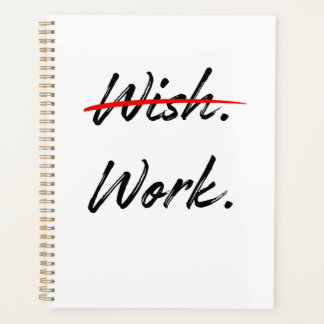 Agenda Desejo ultrapassado - Faça o trabalho inspiraciona