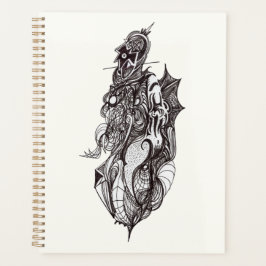 Agenda Desenho a tinta Winged Rider