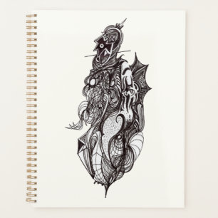 Agenda Desenho a tinta Winged Rider