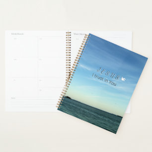 Agenda Desenho Céu de Jesus com Pomba