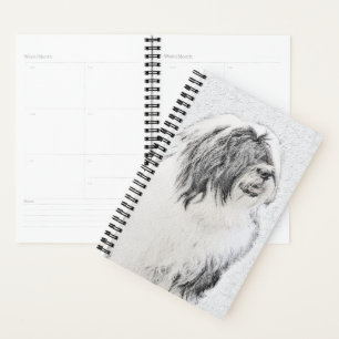 Agenda Desenho Collie Com Carapaça - Arte Cachorra Origin