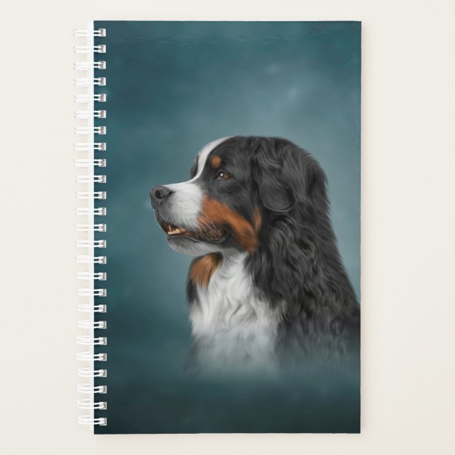 Agenda Desenho do Cão de Montanha Bernês (Frente)