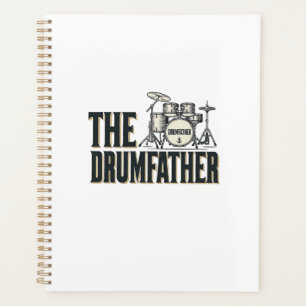 Agenda Desenho Vetorial de Citação de Baterista Drumfathe