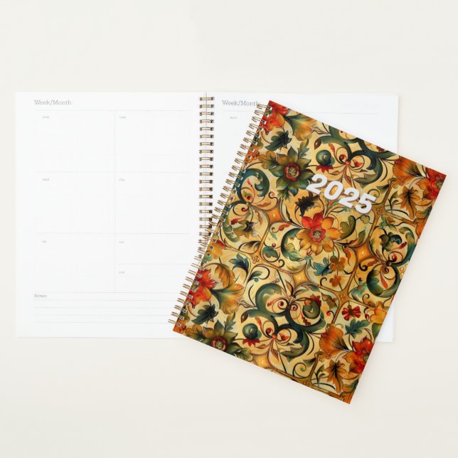 Agenda Design Botânico de Idade do ouro (Exibição)