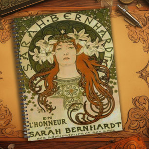 Agenda Design Clássico de Cartaz Art Nouveau