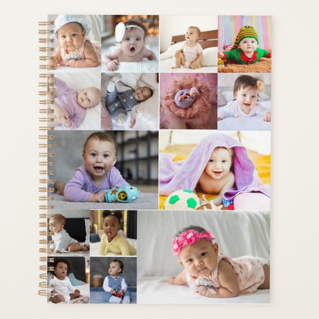 Agenda Design da Sua Própria Colagem de Fotos 15 (Frente)