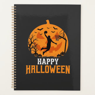 Agenda Design de Abóbora de Basquete no Halloween_1