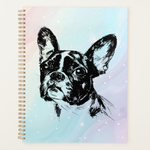 Agenda Design de Arte Chic de Boston Terrier Dog