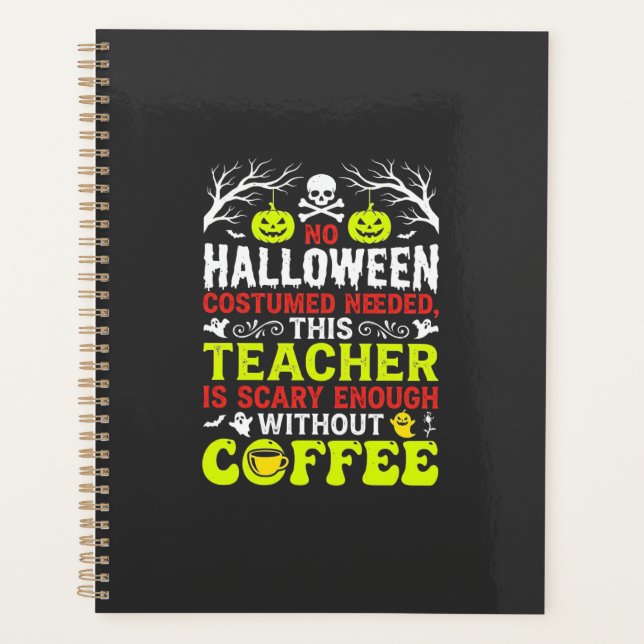 Agenda Design de café assustador o suficiente para o Hall (Frente)