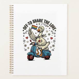 Agenda Design de Camisa Vintage Amor de Patinete Funny Go